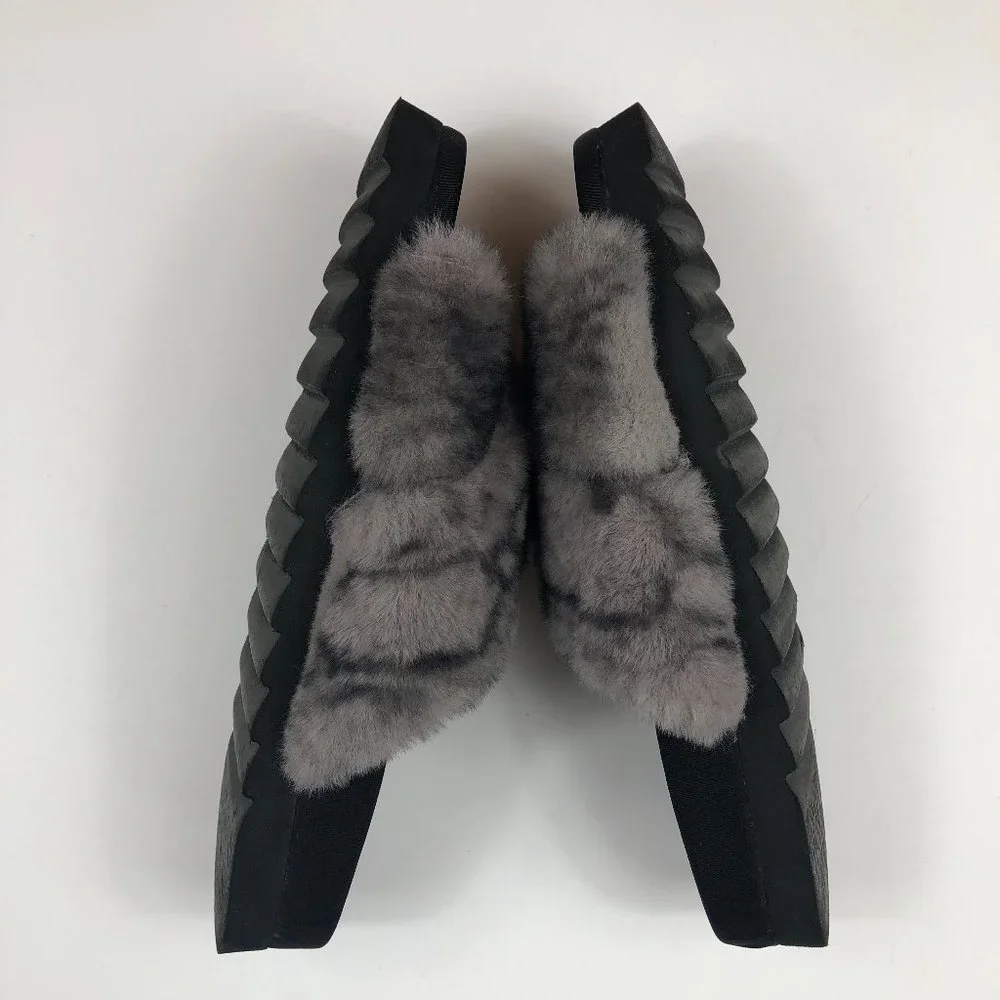 Steve Madden Amari Cozy Faux Fur Comfort Insole Footbed Sandals Fairycore